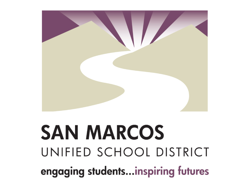 Logotipo do Distrito Escolar Unificado de San Marcos
