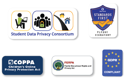 Group of security compliance certification badges