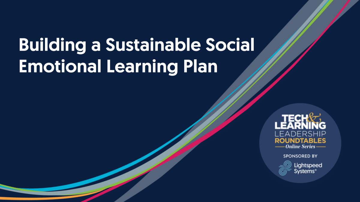 Building a Sustainable Social Emotional Learning Plan webinar cover image