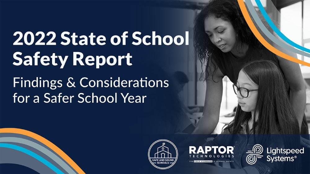 State of School Safety webinar endda grafik med titel og partnerlogoer