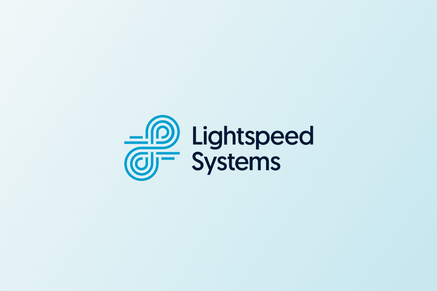 Lightspeed Systems-logodekselgrafikk