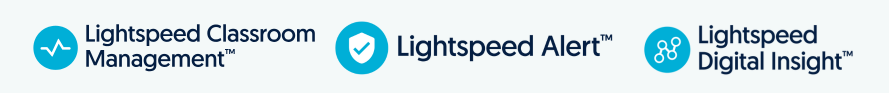 icons for Alert, Classroom Management, and Digital Insight - all LS solutions for Title IV SSAE grants